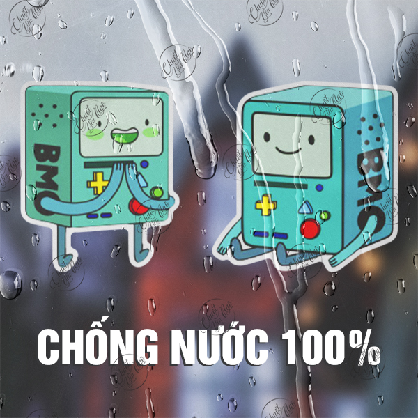 Bộ 100 hình dán sticker BMO biểu cảm dễ thương