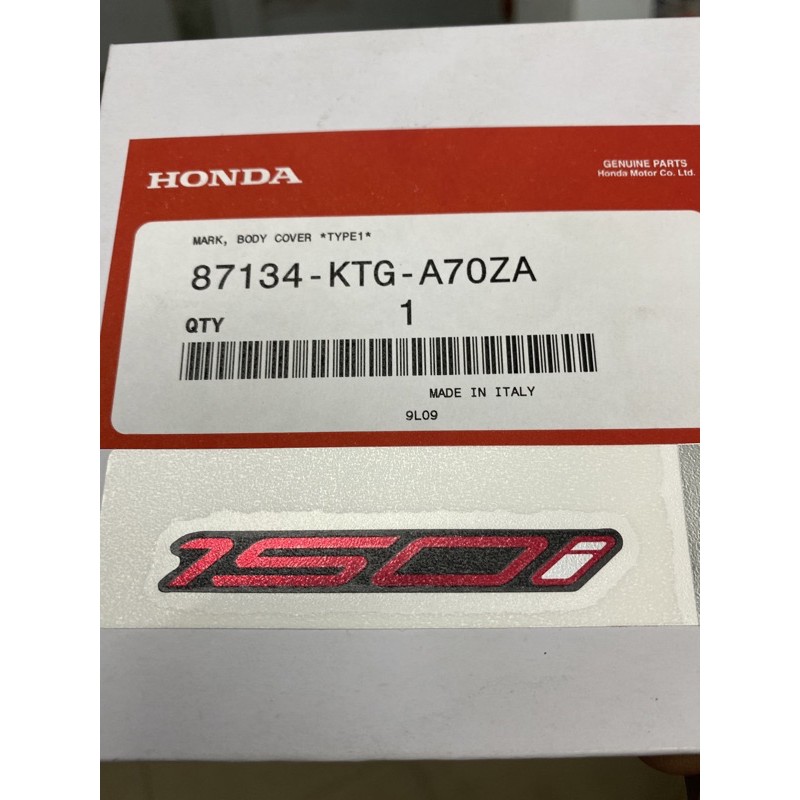 Tem chữ 150i sh ý 2009 - 2012 - mt 2022