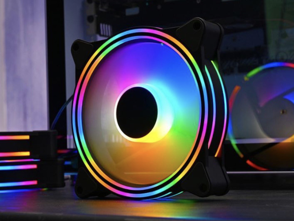 Fan Case Coolmoon M1.1 Led đẹp - Không Cần Hub