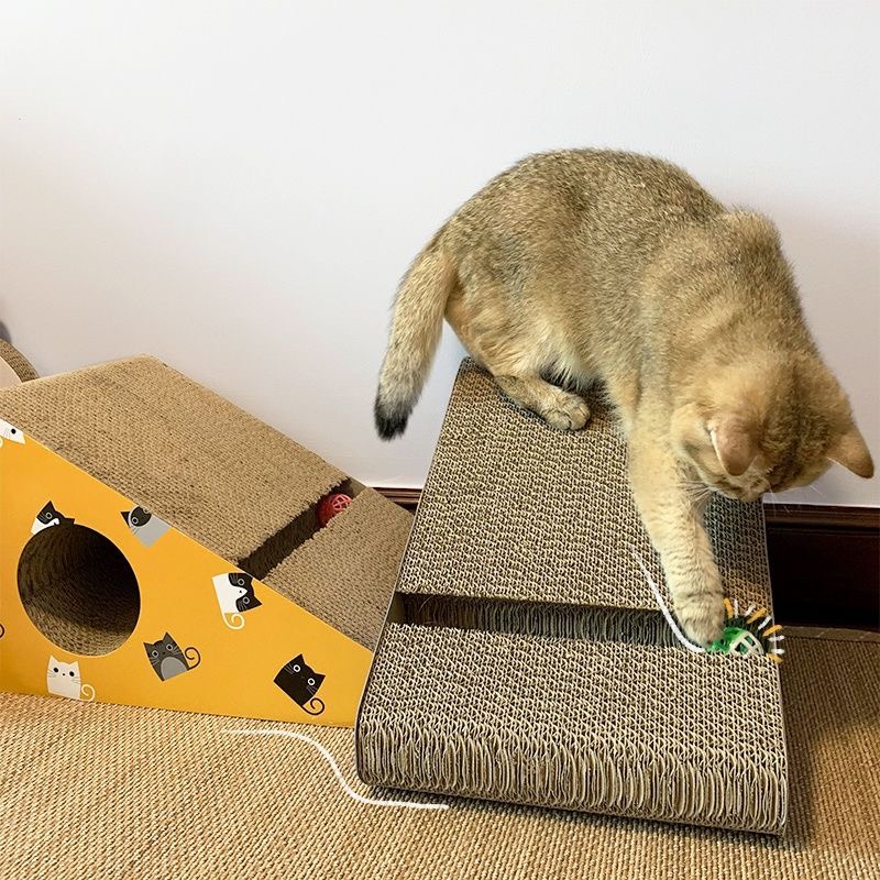 Bàn cào móng cho mèo tặng kèm catnip