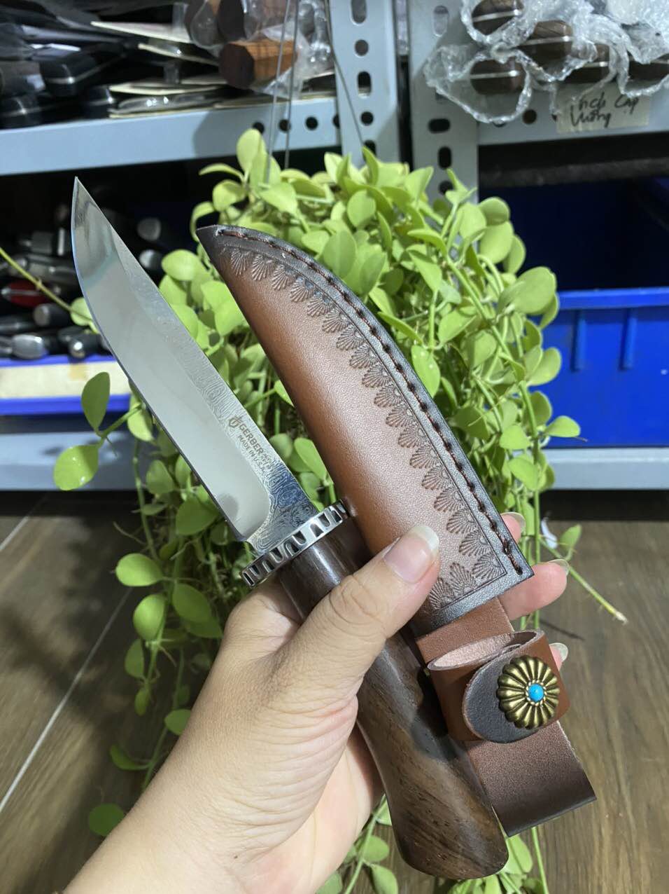 Dao gọt hoa quả 24,5cm, tặng kèm bao đựng