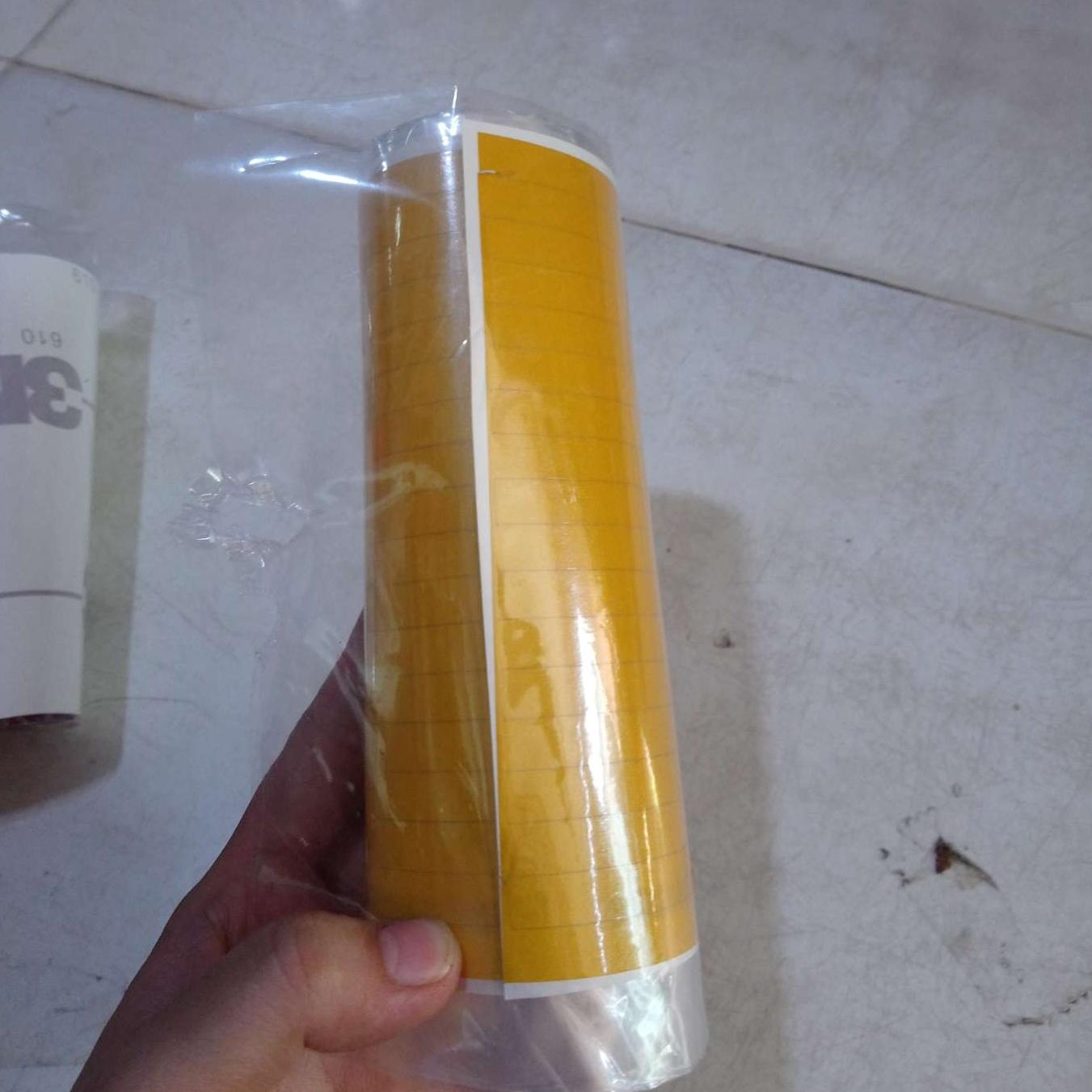 Combo 18 tem chỉ phản quang màu vàng