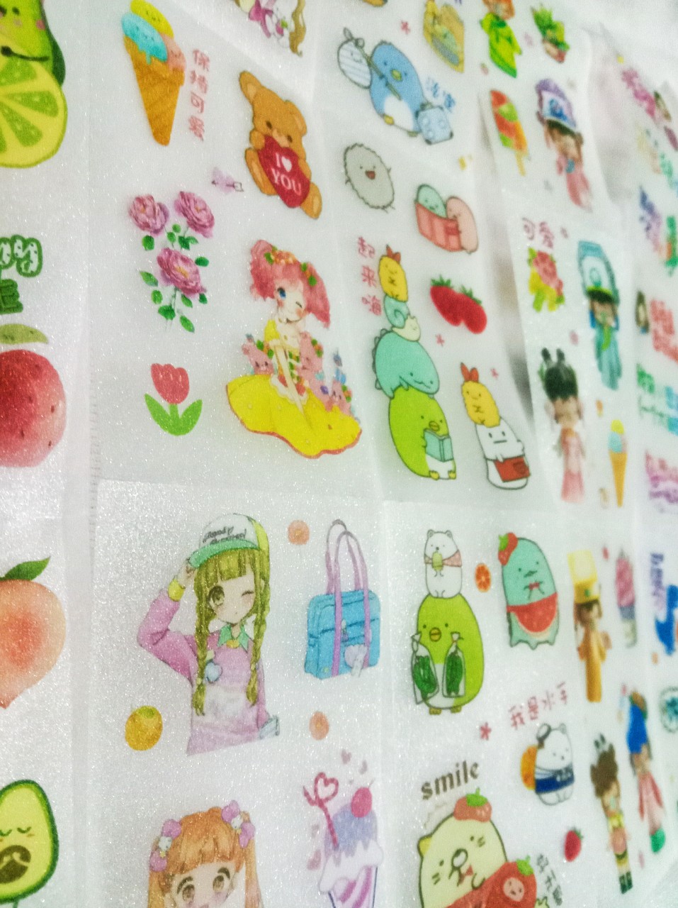 Sticker 3D họa tiết trang trí