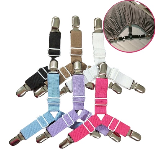 Set 4 kẹp ga drap nệm giường chống xê dịch