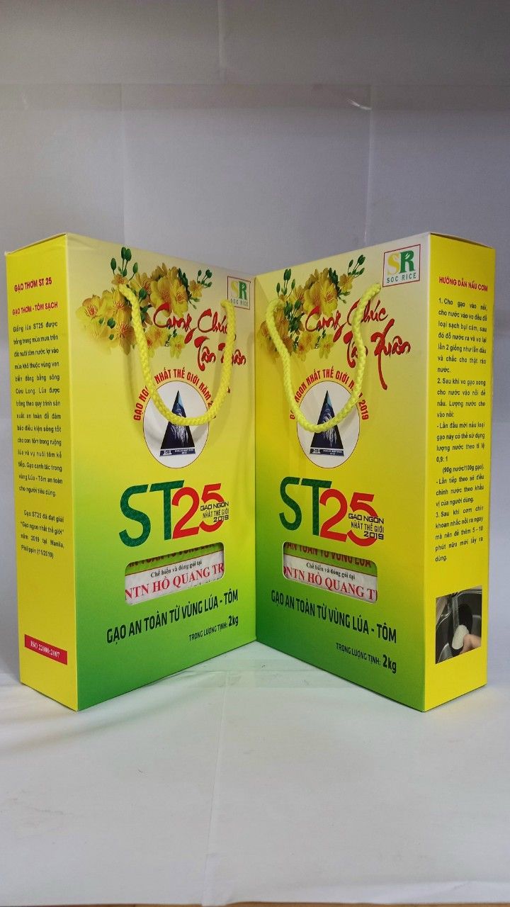 [HCM]gạo ST25 Sóc Trăng (loại 2kg)