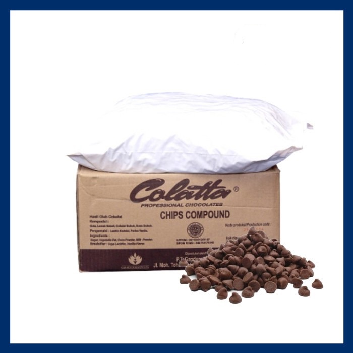 Socola chip đen Colatta (chia lẻ từ bao 5kg)