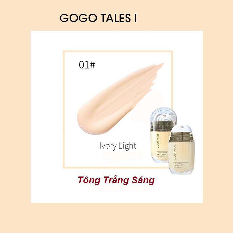 Kem nền che khuyết điểm gogo tales luxury gt518 - gogotales