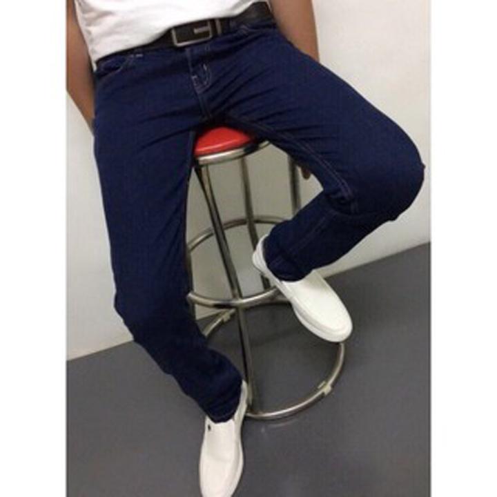 Quần Jean Nam Form Ôm Dáng Bó Hàn Quốc