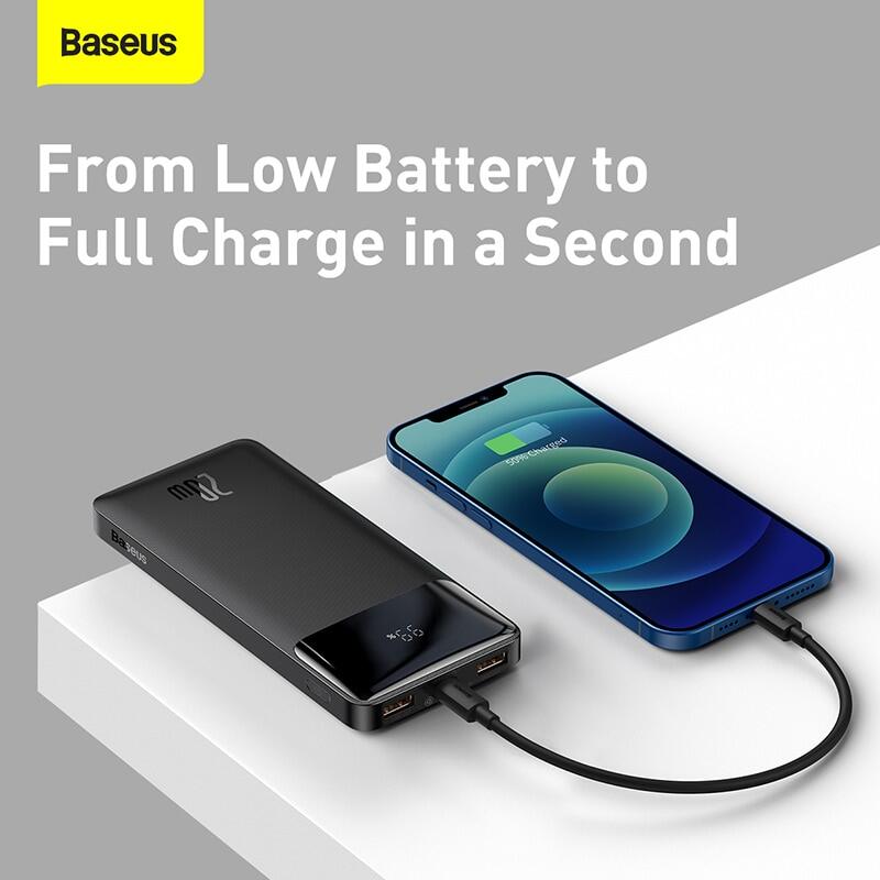 Baseus Sạc Dự Phòng 30000mAh / 20000mAh / 10000mAh PD 20W Pin Sạc Dự phòng cho iPhone 15 14 13 Pro Max Xiaomi Huawei Samusung