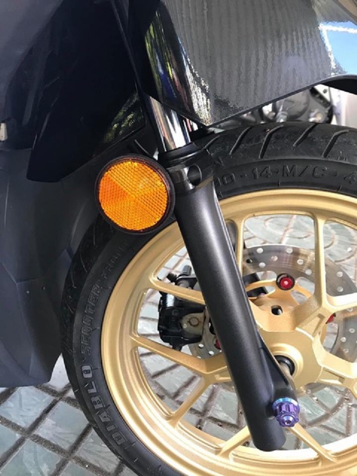 CẶP MẮT MÈO TRƯỚC PHẢN QUANG - TRÒN VÀNG