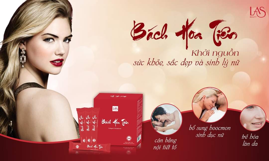 [Chính Hãng] Bách Hoa Tiên Las Beauty - Cốm uống đẹp da
