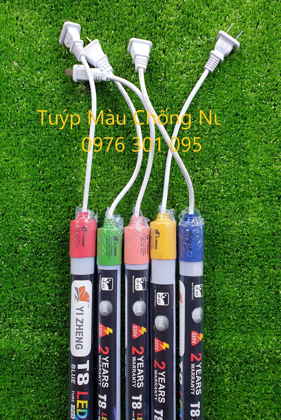 Đèn Tuýp 0.6m Nhiều Màu Chống Nước (8 màu)