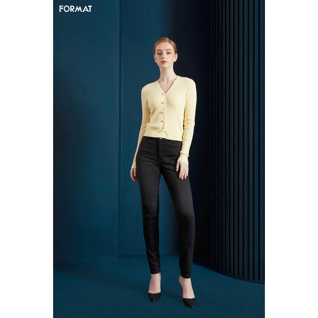 Áo len cardigan FORMAT nữ dài tay B9SWT007J