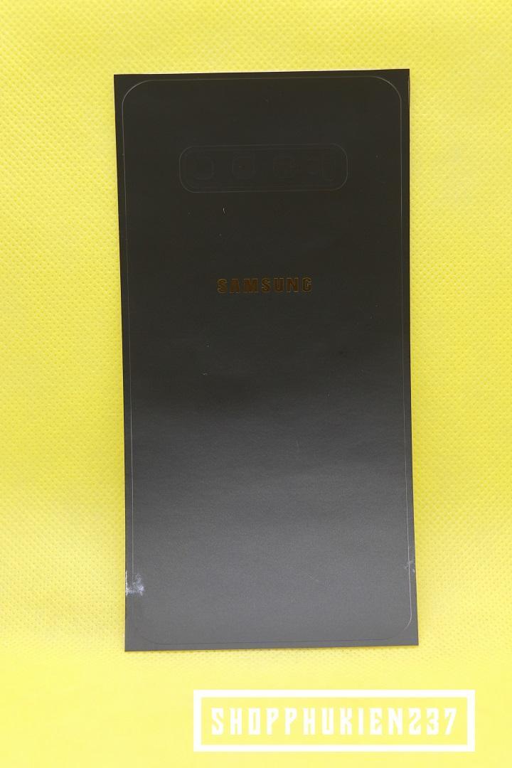 [HCM]Miếng Dán Lưng Samsung Galaxy S10 Plus Dán Lưng Dẻo Skin Màu