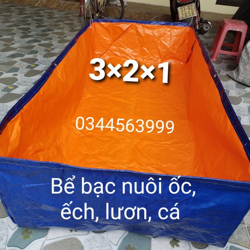 BỂ BẠT NUÔI CÁ, ỐC, ẾCH , LƯƠN ĐỦ KÍCH THƯỚC