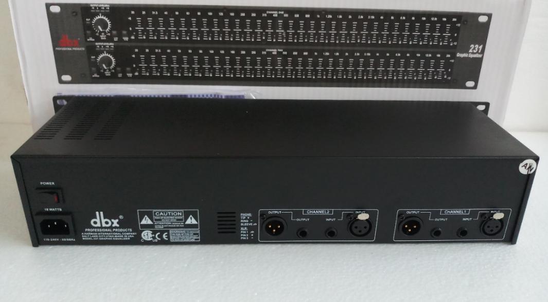 lọc xì equalizer cao cấp DBX 231 - TẶNG 2 dây CANON