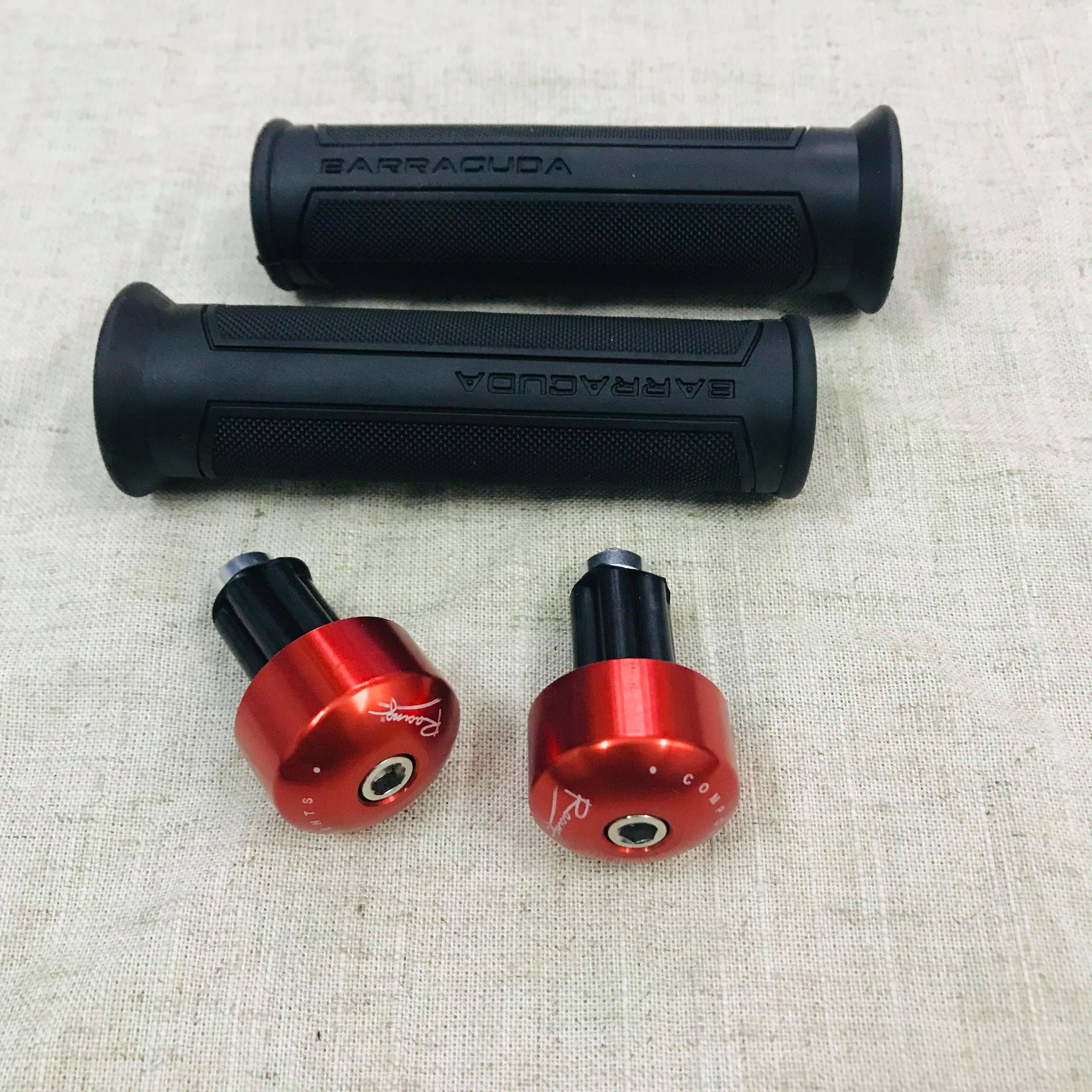 [CẶP ĐÔI HOÀN CẢNH] COMBO GÙ XE MÁY RACING BAO TAY BARRACUDA TRANG TRÍ XE MÁY (GÙ ĐEN)