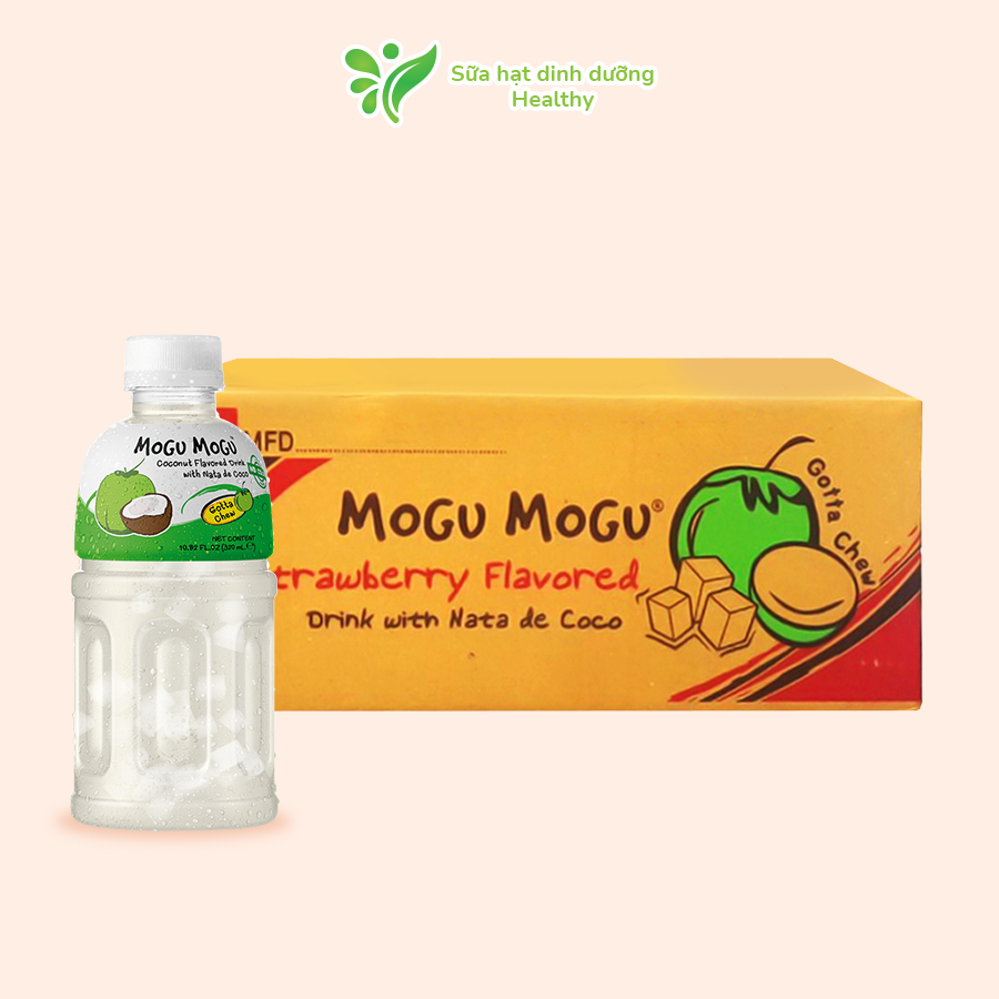 Thùng Nước Thạch Dừa Mogu Mogu Thái Lan Các Vị Tự Chọn (320ml x 24 Chai)