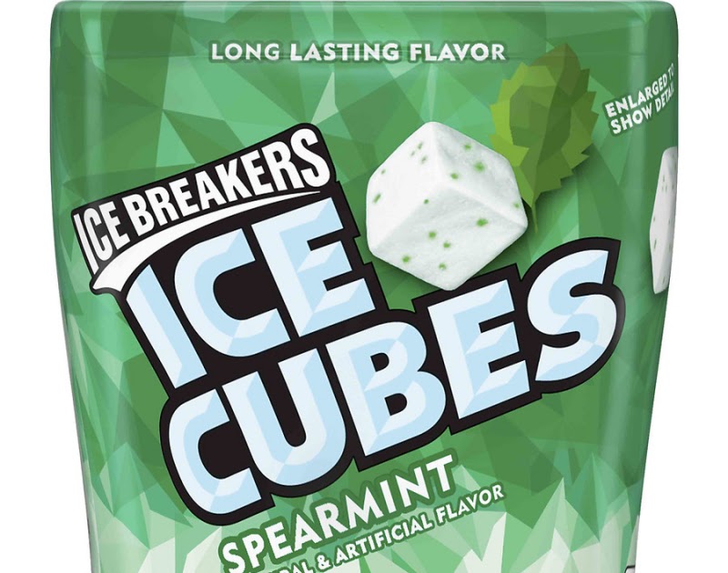 Kẹo cao su ICE BREAKERS Ice Cubes Spearmint 100 viên