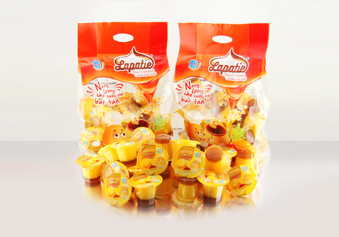 Thạch Caramel Lapatie 400g