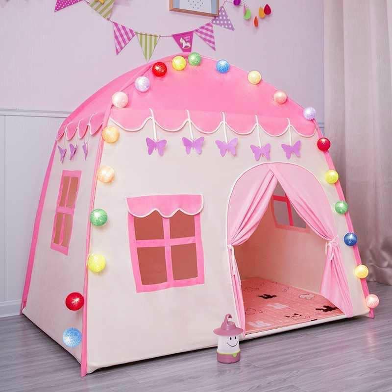 Lều công chúa hoàng tử đồ chơi chất liệu cao cấp thiết kế đẹp mắt, đáng yêu cho bé, lều cho bé, lều công chúa lều chơi cho bé giá rẻ-lều công chúa mẫu lâu đài siêu đẹp cho bé