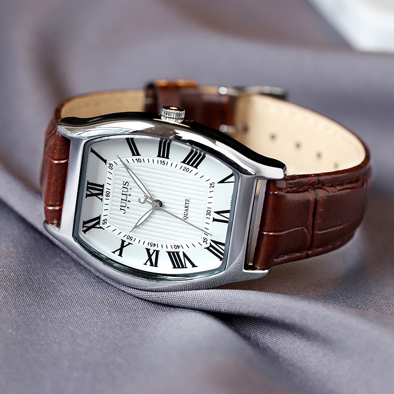 Đồng hồ nữ JA-703L Julius Hàn Quốc mặt oval (Nhiều màu)