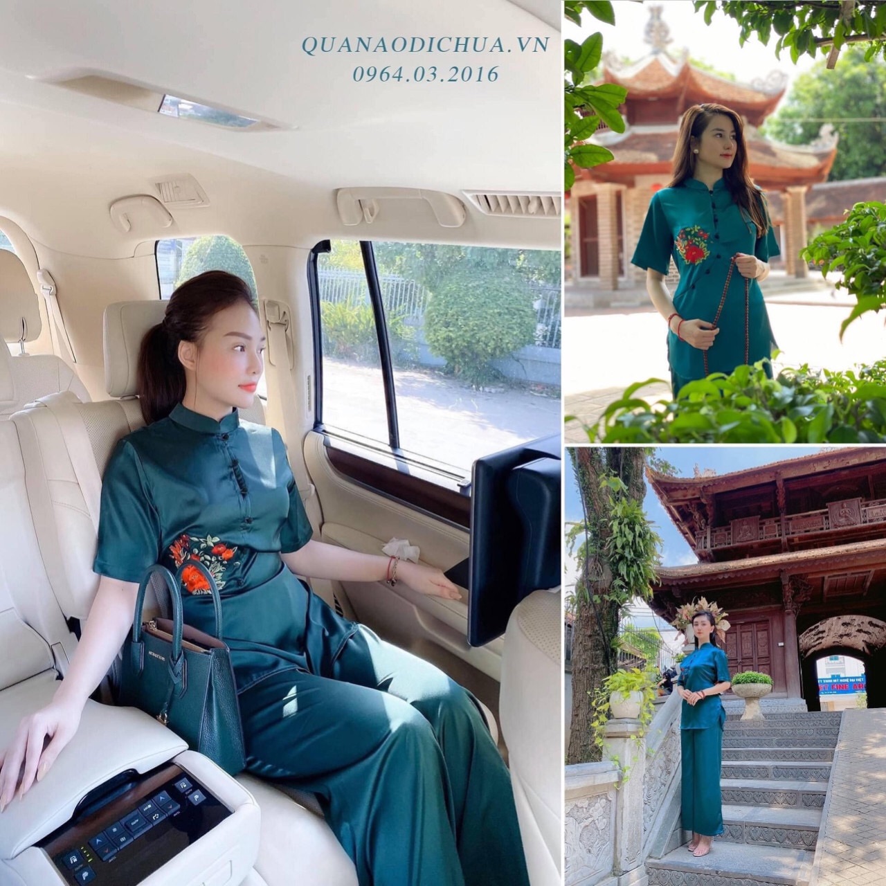 Bộ phật tử đi chùa chất siêu đẹp