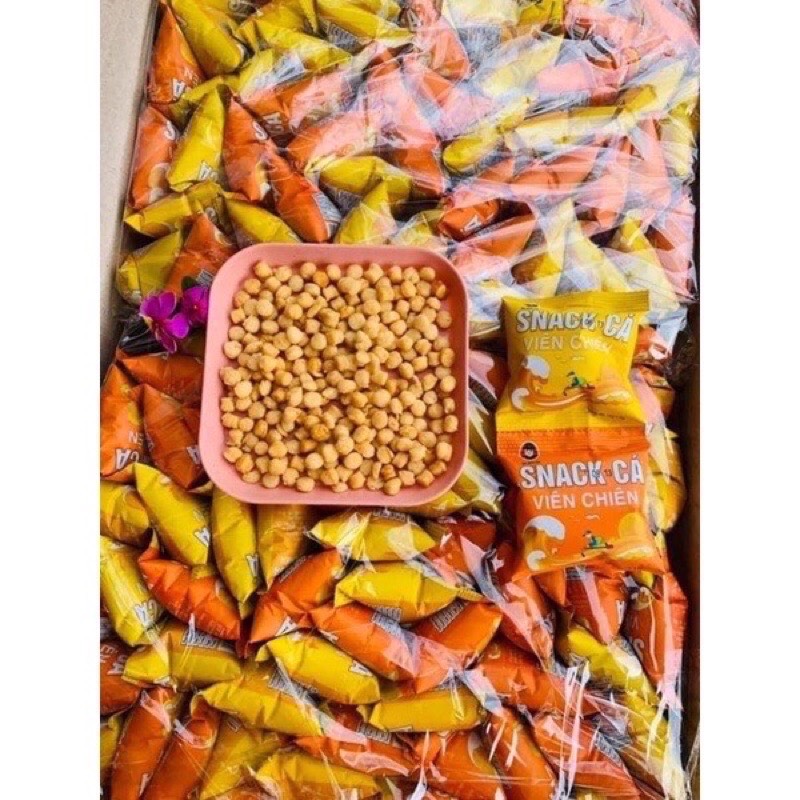 Snack cá viên chiên 10k/ 6 gói (1 gói 12gr)