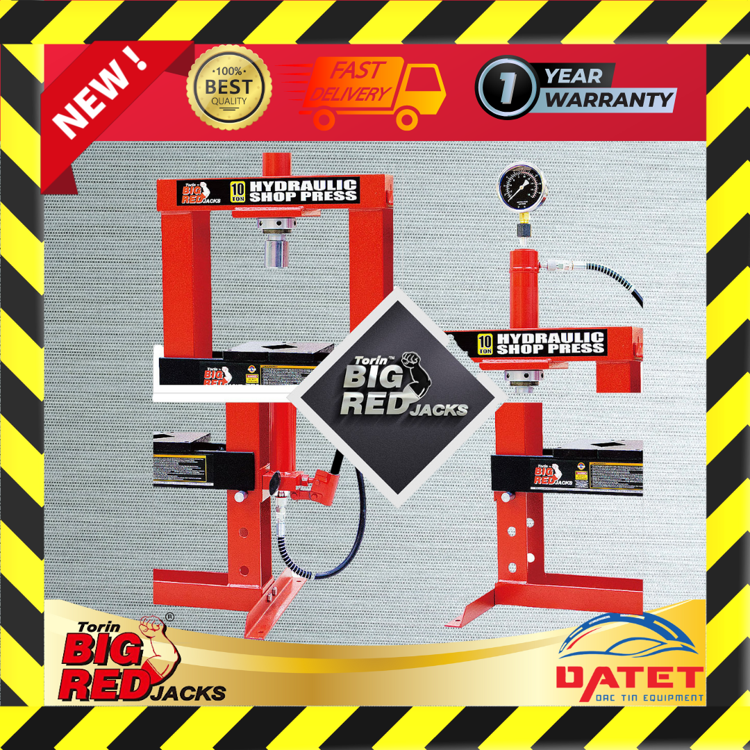 Máy ép thủy lực 10 tấn TY10003 (Có đồng hồ)