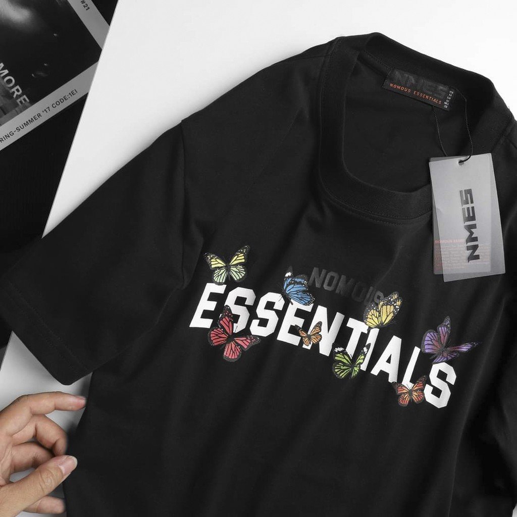 Áo Thun ESSENTIALS Unisex Cổ Tròn Full Size Nam Nữ