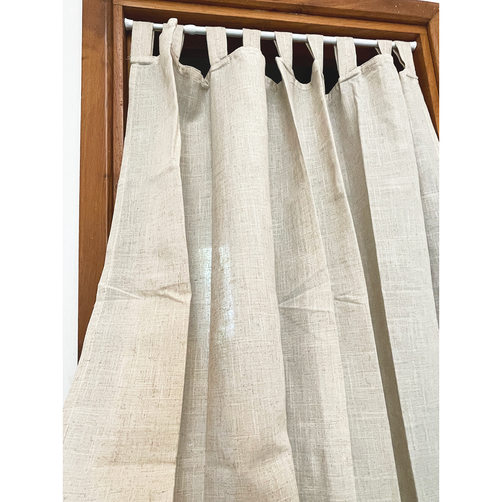 Rèm cửa linen phong cách mộc Vintage