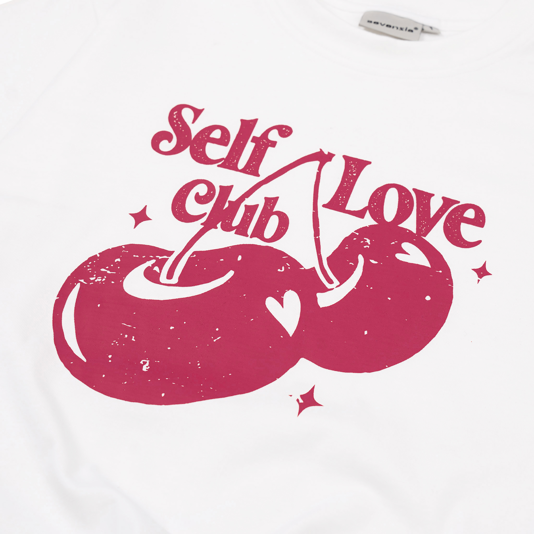 Áo thun form nữ SLC - regular tee "Cherry Heart"