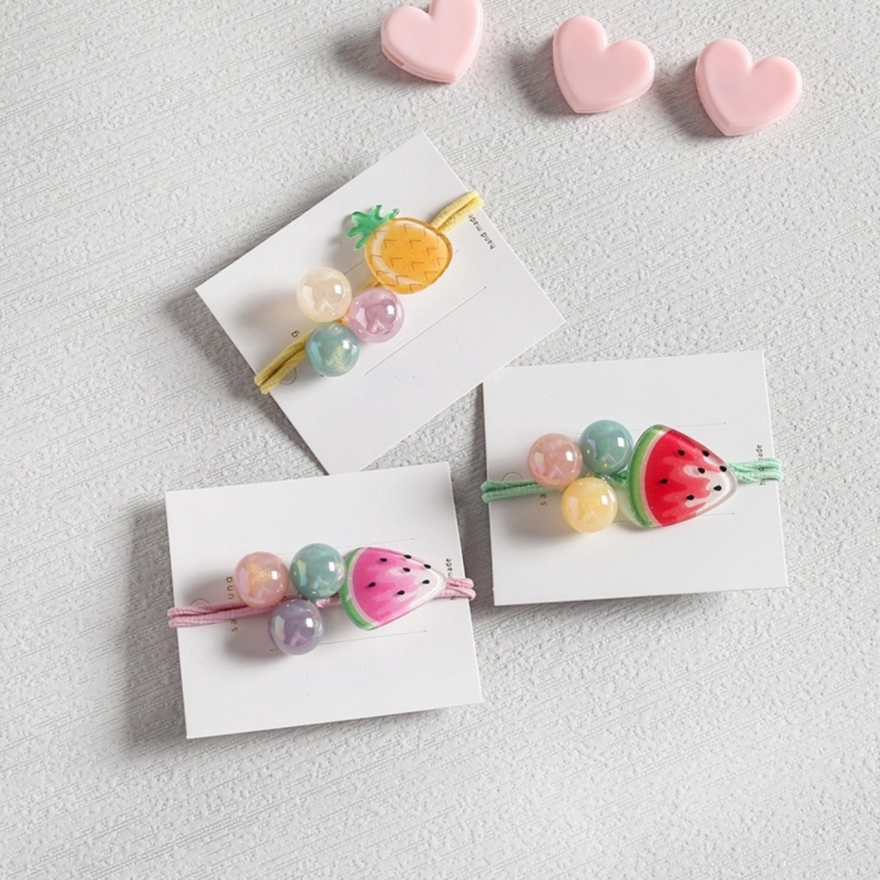 CỘT TÓC HOA QUẢ CUTE