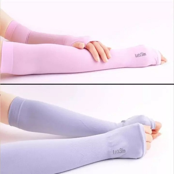 Găng tay chống nắng Letslim (Đen) 1000000206