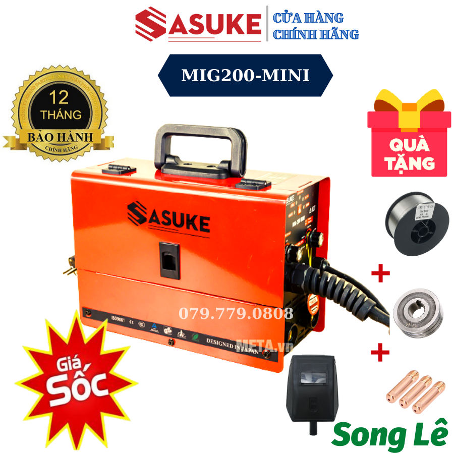 Kenmax MiG 200 mini air distributor 3 function MIG welder with full accessories-workers and family