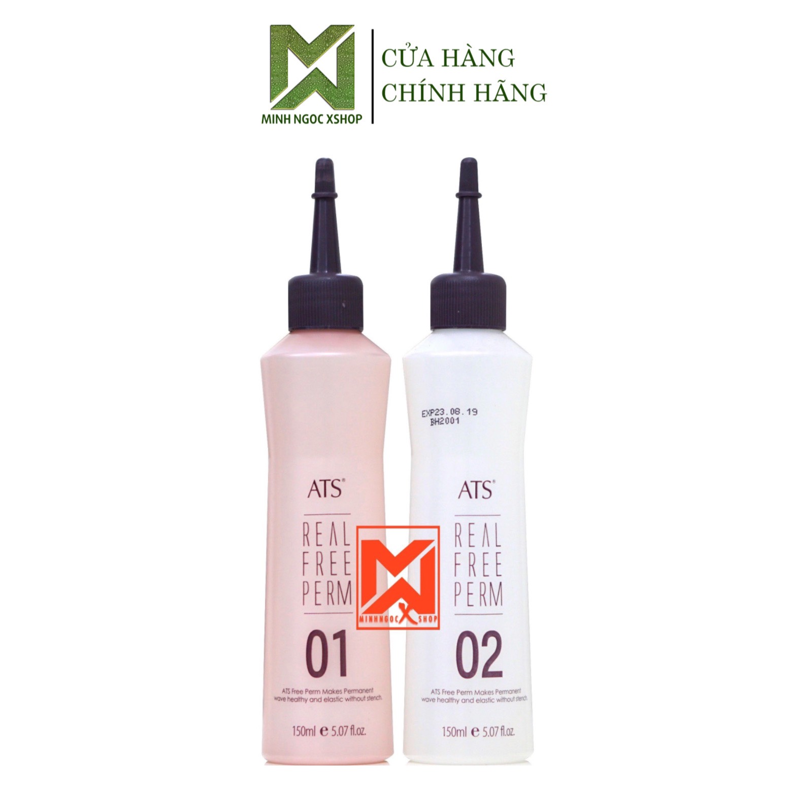 Uốn lạnh không mùi ATS Real Free Perm 150ML