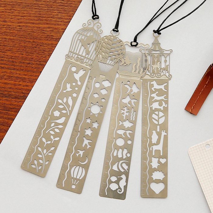 [HCM]Thước Vẽ Trang Trí Ruler Bookmark - Hot - Air Balloon