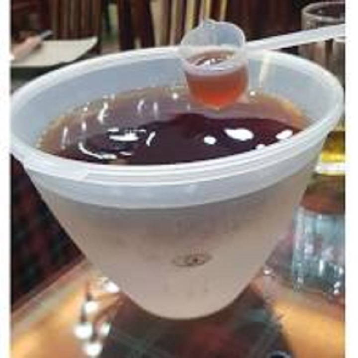 Bát ướp lạnh ruou kèm gáo múc