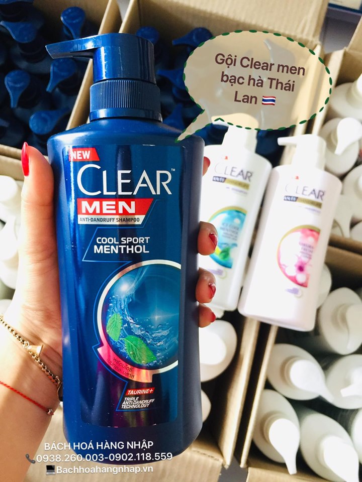 Dầu Gội Đầu Clear Thái Lan 480ml