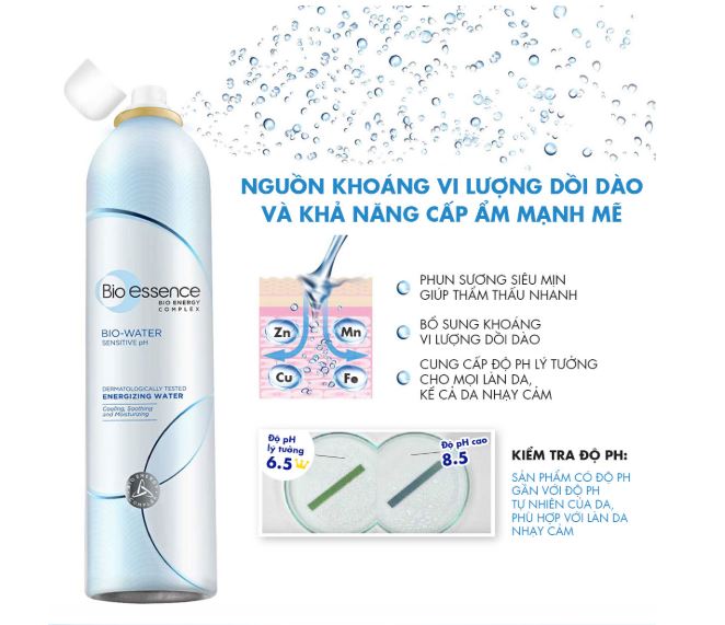 [HCM]Xịt Khoáng Energizing Water Bio-Essence 300Ml