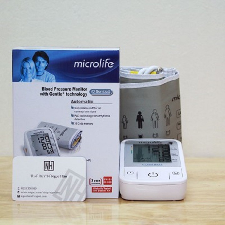 [HCM]Máy đo huyết áp Microlife BP A2 Basic Thụy Sĩ
