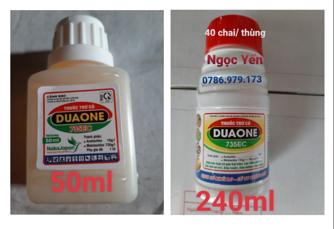 Duaone 735ec – thu-ốc trừ cỏ tiền nảy mầm 240ml