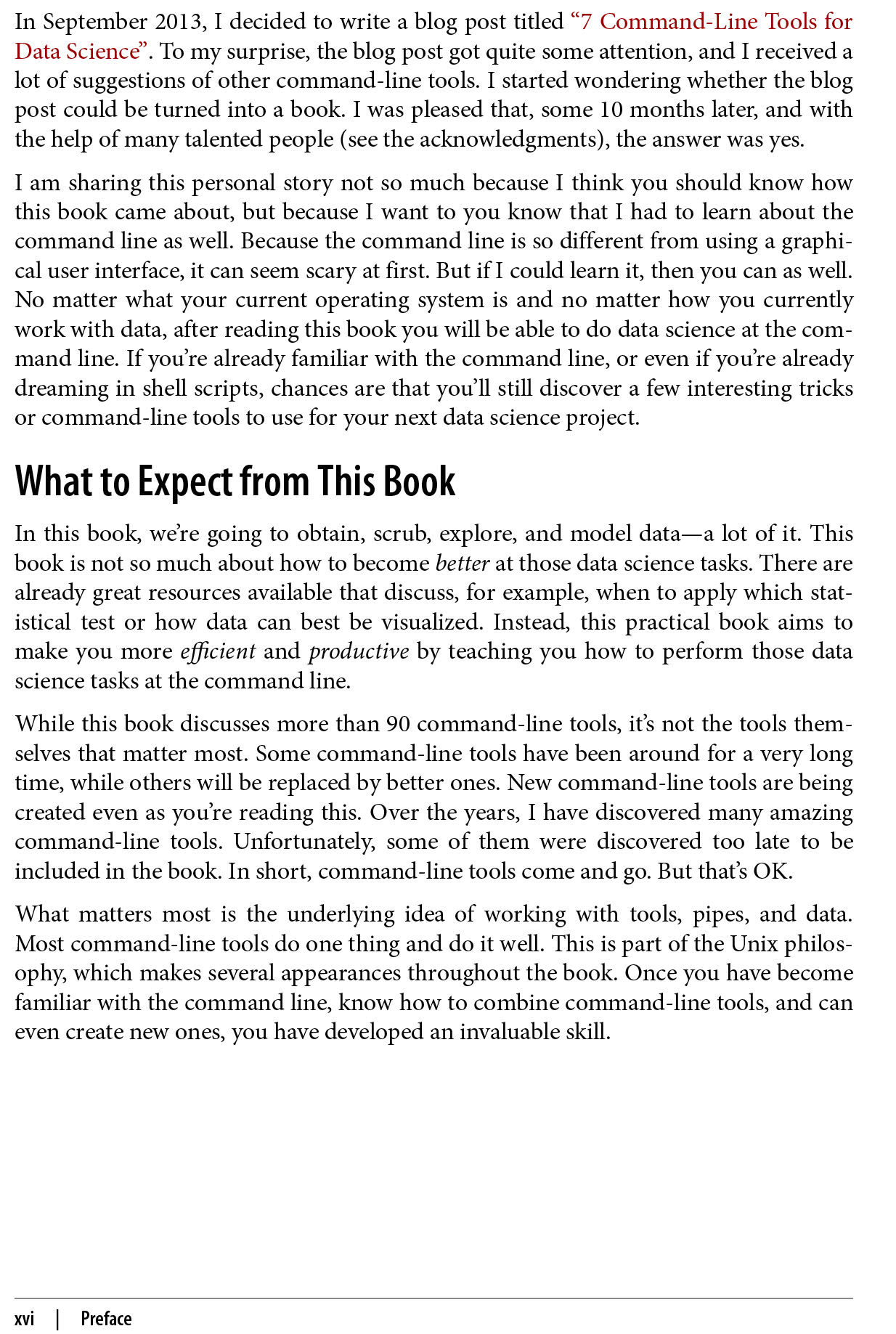 Sách Data Science at the Command Line Obtain, Scrub, Explore, and Model Data with Unix Power Tools - Hanoi Book store