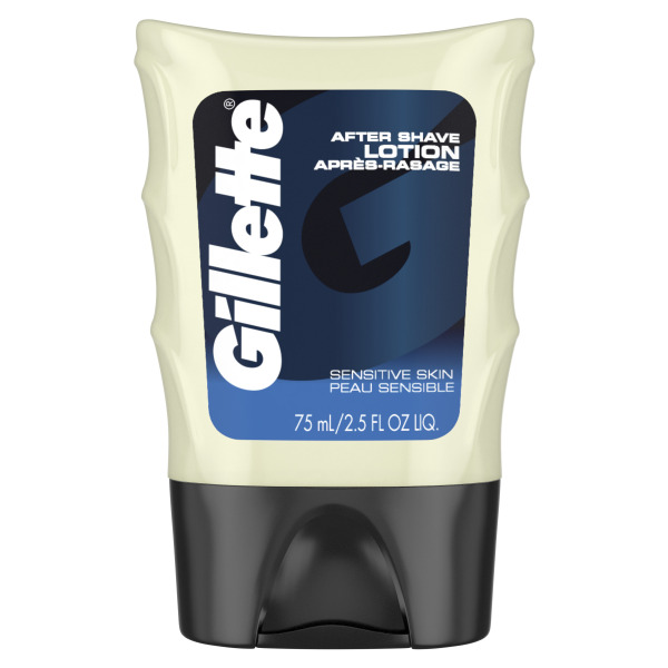 Dưỡng thể dùng sau cạo râu nam Gillette After Shave Lotion Sensitive Skin 75ml (Mỹ)