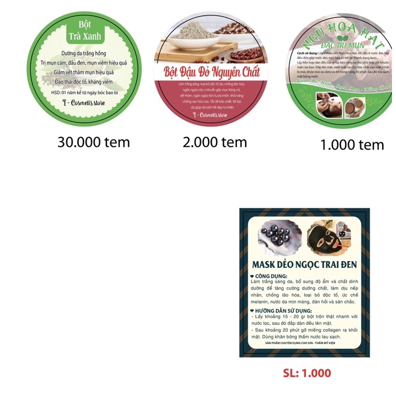 10 tem bột trà xanh