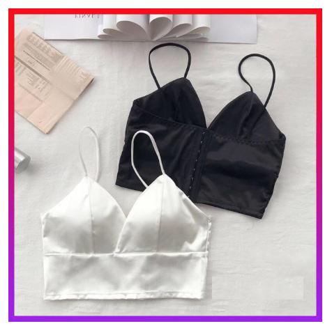 [HCM]Áo Bra Satin Phi Bóng Bản To