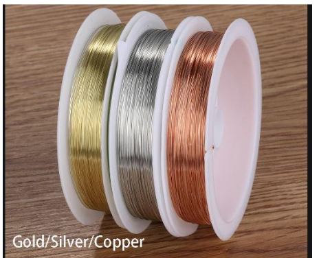 Dây đồng làm thủ công đủ size 0.2-0.3-0.4-0.5-0.6-0.7-0.8-1mm