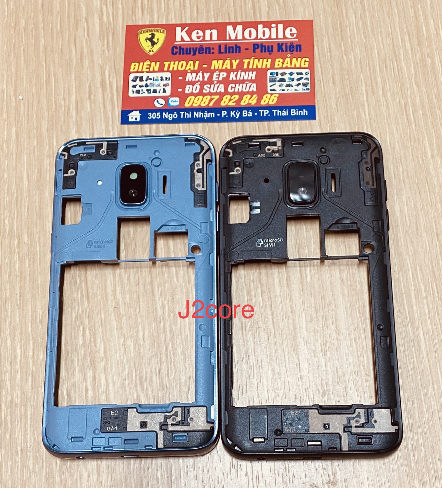 Nắp lưng - bo viền xung quanh samsung galaxy j2 core / j260
