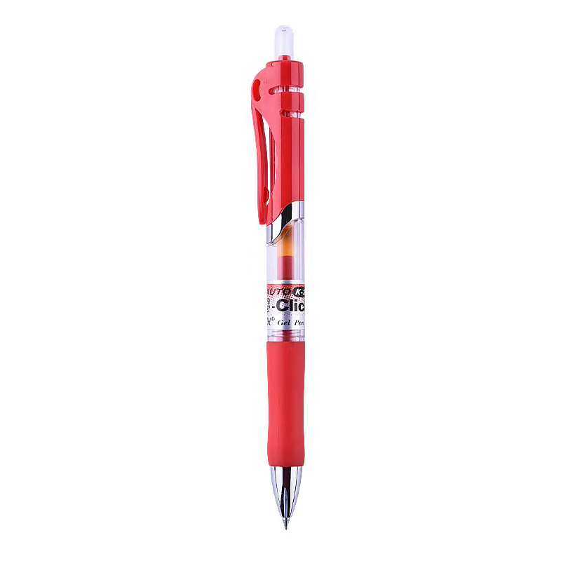 Bút gel 0.5mm m&g k35 bấm grip cao su agpk3576