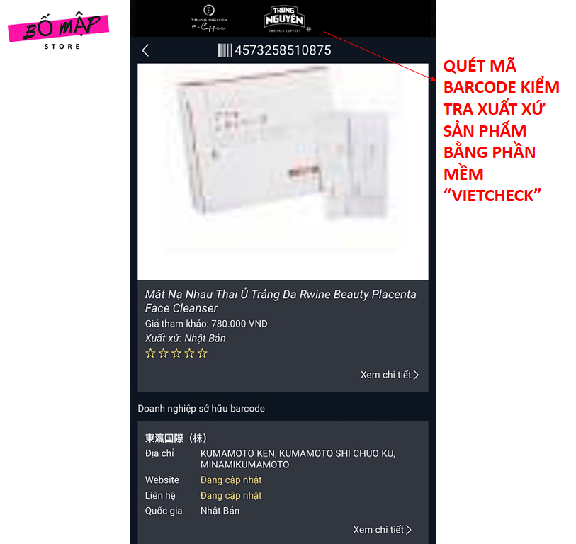 [SALE] [CAM KẾT 100% CHÍNH HÃNG] Mặt Nạ Ủ Trắng Sủi Bọt Nhau Thai Nhật Bản
